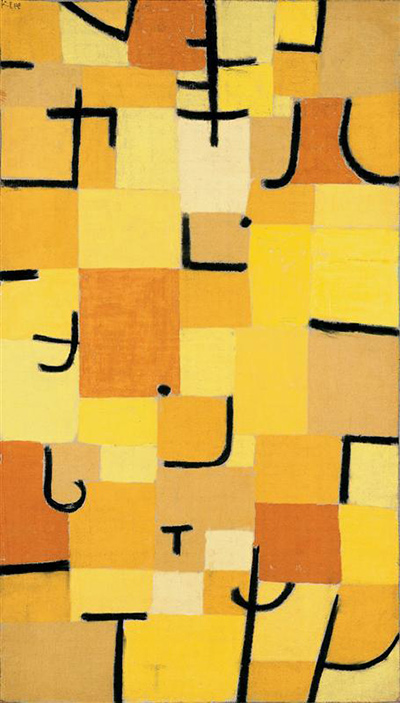 Zeichen in Gelb Paul Klee
